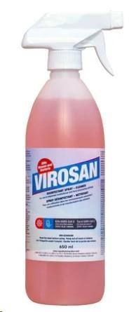 Bebbington Virosan Disinfectant Spray - 650ml (8)(90650)