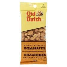 Old Dutch Honey Roasted Peanuts 65g - 12/BOX