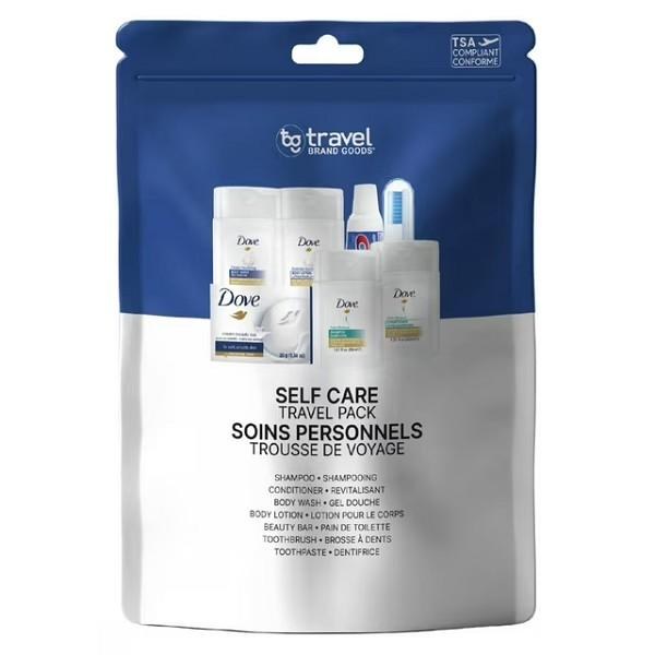 Travel Brand Goods - Travel Pack - 7pc Self Care - Dove 30mL - (6) (T15224)