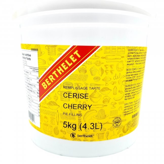 Berthelet Cherry Pie Filling - 5KG (58505)