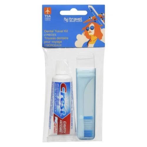 Travel Brand Goods - Travel Pack - 4pc Oral Care - Crest - (6) (T15223)
