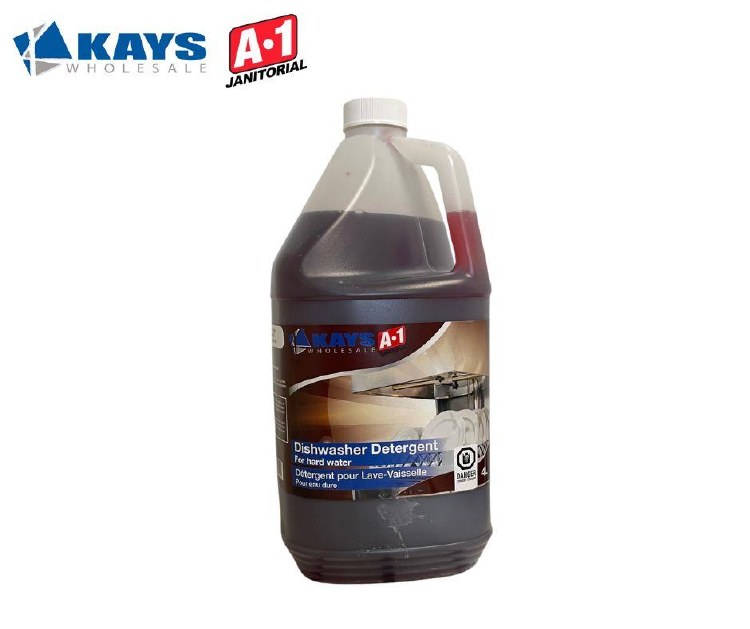 Kays/A1 Dishwasher Detergent - Hard Water - Low/High Temp - 4L (4) (01502)
