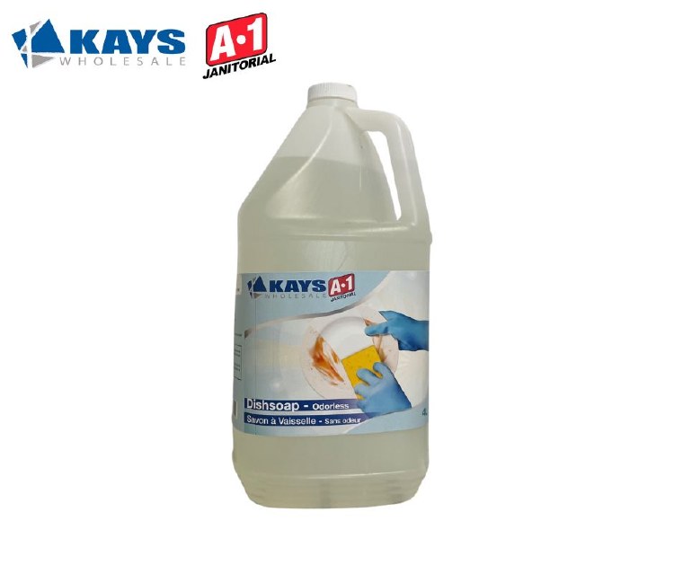 Kays/A1 NATURE Dishsoap (Scent Free) - 4L (4) (00152)
