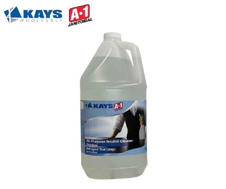 Kays/A1 NATURE Neutral All Purpose Cleaner (Scent Free) - 4L (4) (01922)