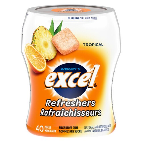 Wrigley Excel Refreshers Tropical - 6 x 40ct (4) (46761)