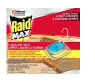 Raid MAX Liquid Ant Baits/Trap - 4/PKG (12) (00838)