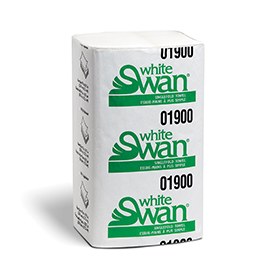 Kruger White Swan Singlefold Towel - 16 x 250/sheet (01900)