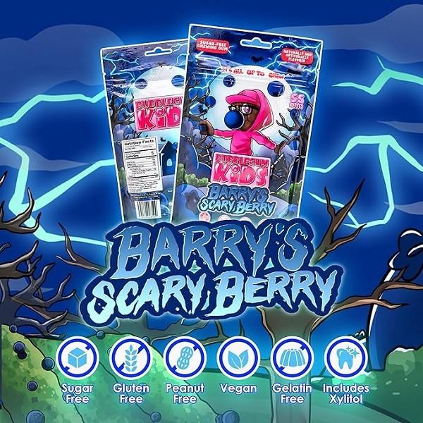 Bubblegum Kids Sugar Free Barry's Scary Berry Peg Bag - 55pc (24812)
