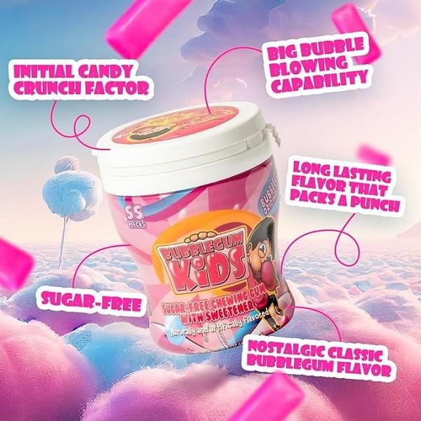 Bubblegum Kids Sugar Free Original Bottle 55pc (24811) - Sold By Each