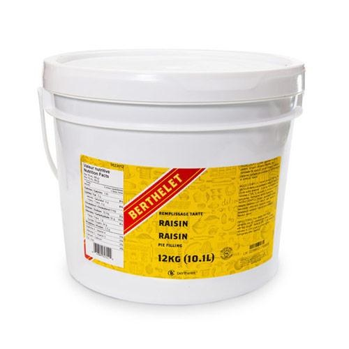 Berthelet Raisin Pie Filling - 12KG (62312)