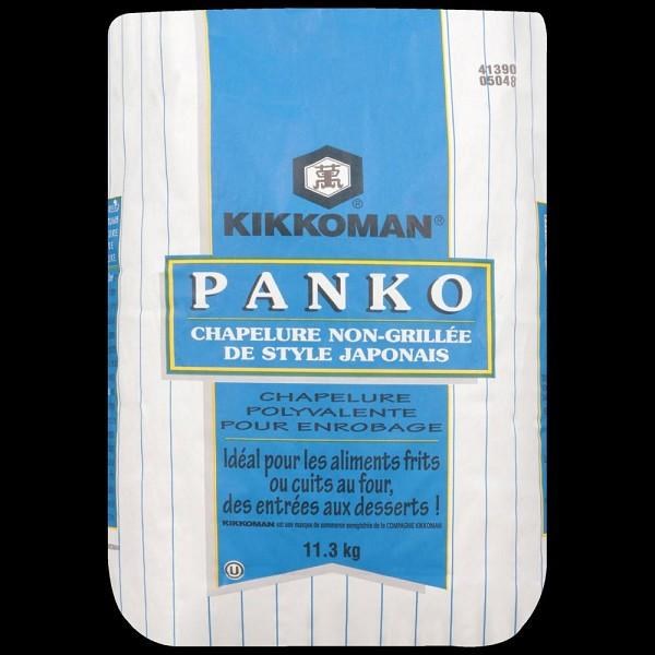 Kikkoman Panko Style Bread Crumb (White & Red Strip Bag)- 25LB (05043)