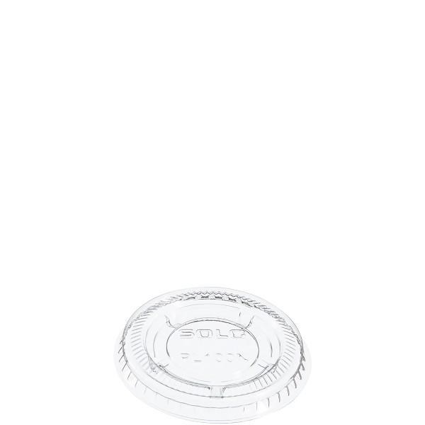 Dart 1oz Plastic Lid For Portion Cup - PL100N - 125/SLV (20) (08259) - SOLD BY SLEEVE