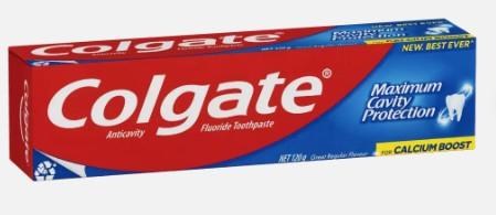 Colgate Cavity Protection Reg. Fluoride Toothpaste 120mL (31327)