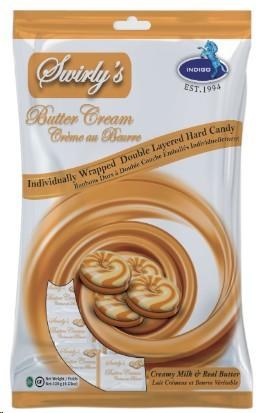 Swirly's Butter Cream Hard Candy Bag - 120g(16)