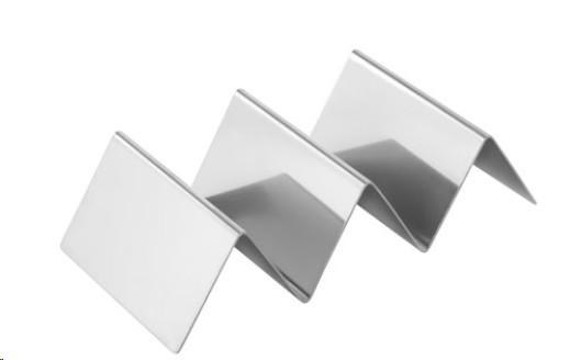 Omcan Taco Holder, Stainless Steel, 2-3 Slots (47348)
