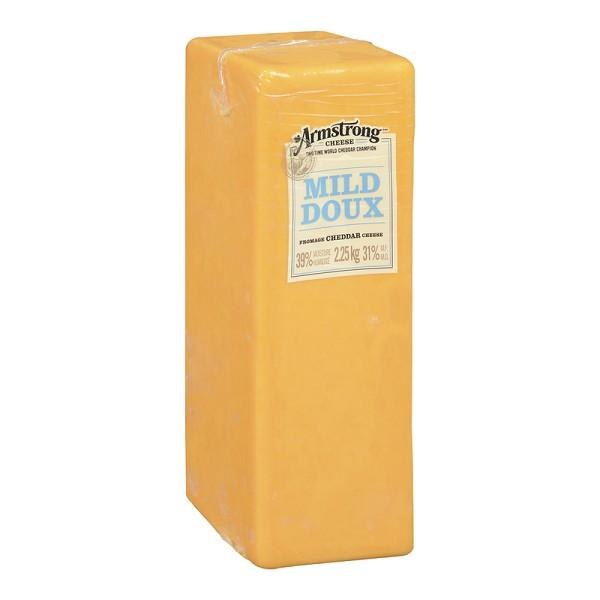 Saputo Armstrong Mild Yellow Cheddar Block - 2.25KG (4) (05106)