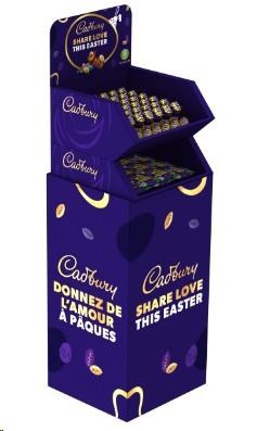 MONDELEZ EASTER CADBURY SINGLES VAR FLR PPK 240CT (01836)