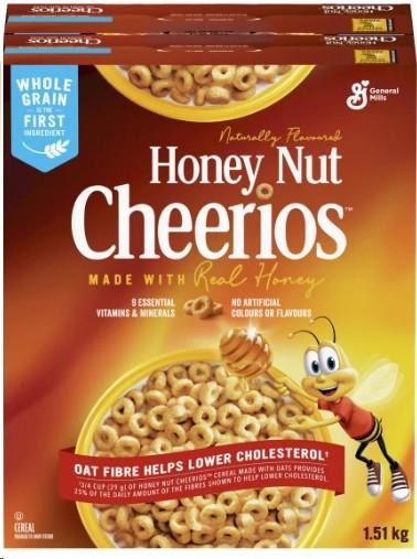 Cheerios Honey Nut Cheerios Cereals, 1.51kg (49638)