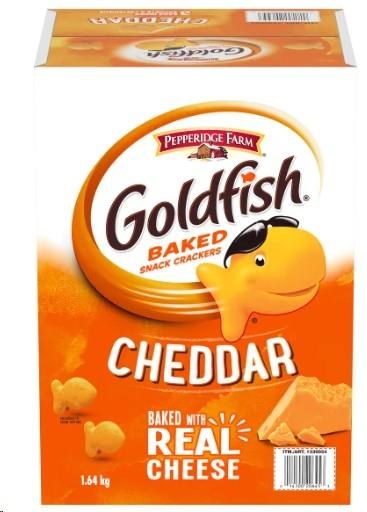 Goldfish Snack Crackers Cheddar - 1.64KG (20645)