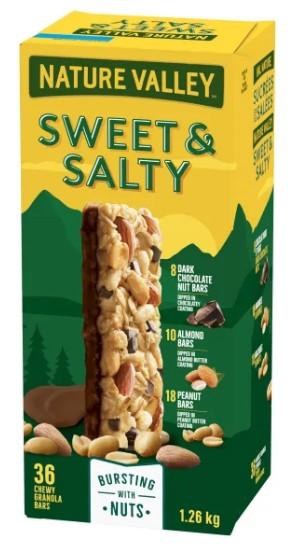 Nature Valley Sweet & Salty Variety Bar - 36/BOX (46819)