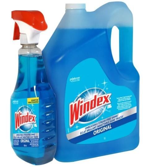 Windex with Trigger - 5L w/ Bonus 945ml Windex Spray (70872)