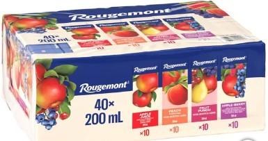 Rougemont Asst Juice -40/PKG (92045)