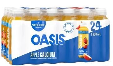 Oasis Apple Juice - 300mL x 24/PKG - SOLD BY PKG - (01027)