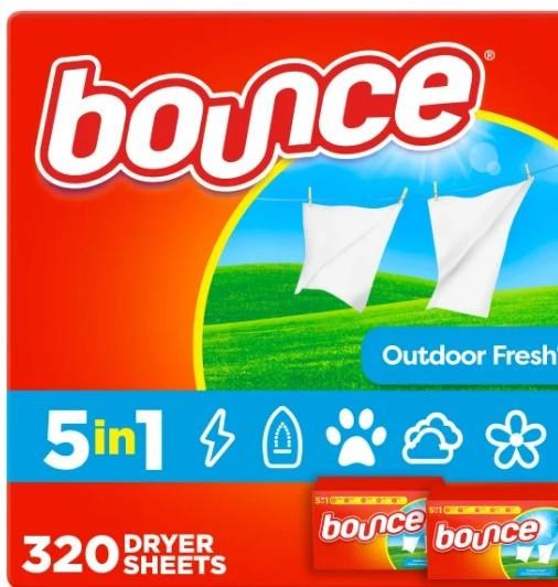 Bounce Dryer Sheets 400 sheets, (95183) (20114)