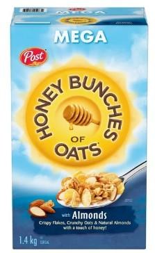 Honey Bunches of Oats Mega with almond - 1.4KG (25283)