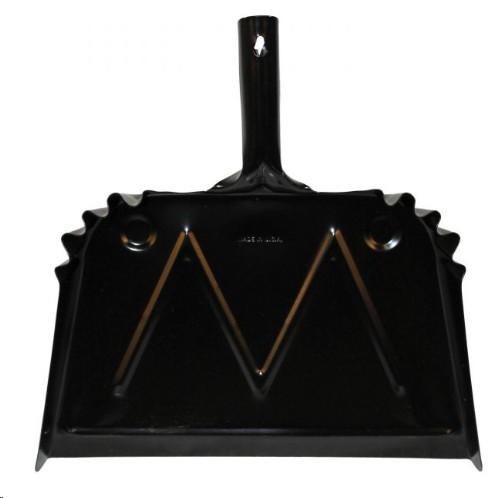 Dustpan, 12" Black, Metal (4142)