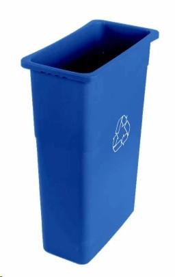 Globe Receptacle, Slim Container, 23G - Blue (02472)