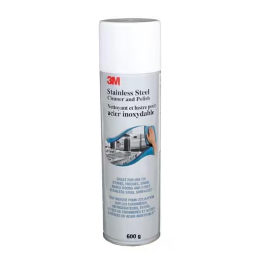 3M Stainless Steel Cleaner and Polish, Aerosol, 21oz - EACH (6) (00975)
