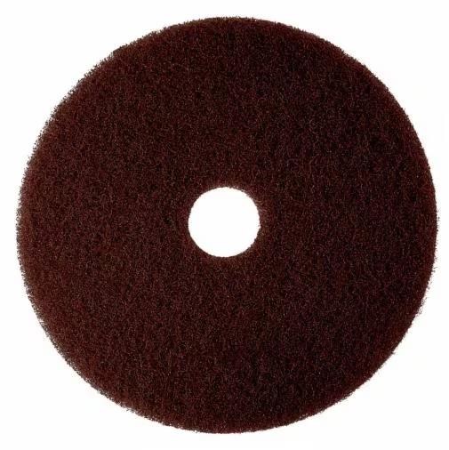 3M 17" Brown Stripping Floor Pad (5) (08445)