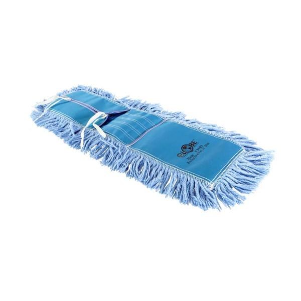 Globe Pro-Stat Blue Tie-On Dust Mop Head - 24" (12) (02019)