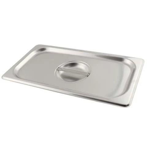 Cover, Solid, 1/3 Size, for Steam Pan Insert, Stainless Steel Insert (05548)