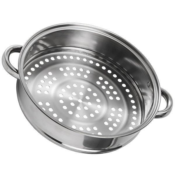 Steam Pan Insert, Stainless Steel Insert, Perforated, 2.5" Deep, Full Size (81112)