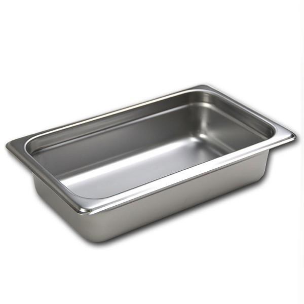 Steam Pan Insert, Stainless Steel Insert, 2.5" Deep, 1/4 Size (81402)