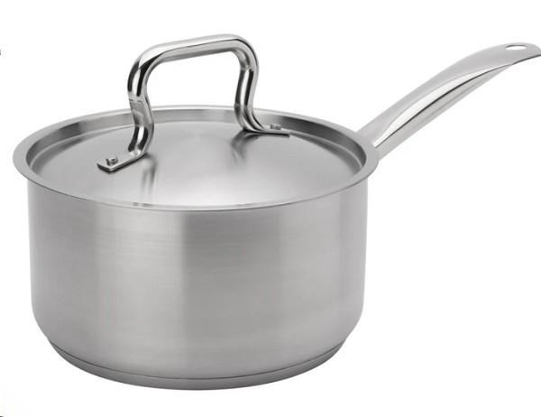 Sauce Pan, Stainless Steel, Elements, w/ Lid, 2Qt - SOLD BY EACH (34032)