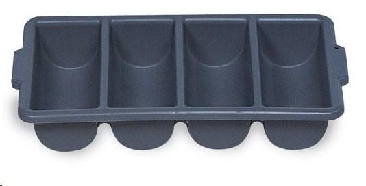 Rmaid Cutlery Bin 4 Compartment Gray (04297)