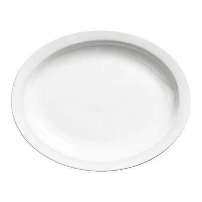 Palm Oval 13 1/8" Platter ( WTI) (03969) - Sold By Doz