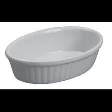 Oval Baker 9 oz White (00401)