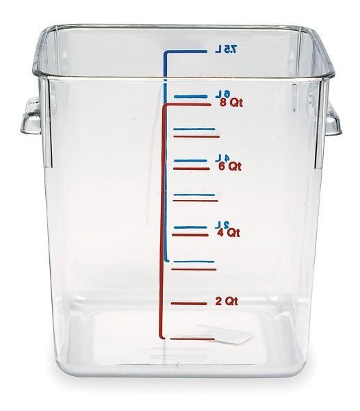 Carb-x Space Saving Container 7.6L Clear