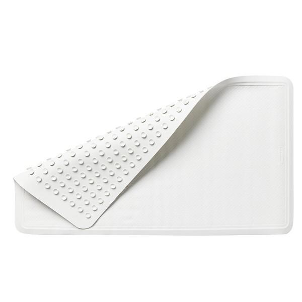 Rubber Bath Mat Large White - (12) (23012)