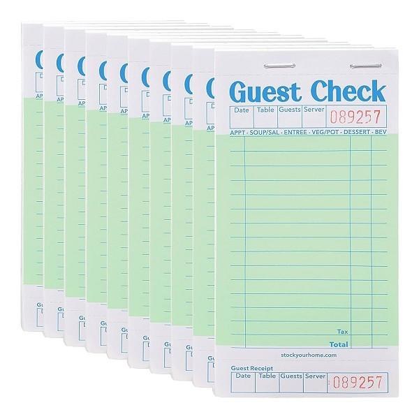 Guest Check Book