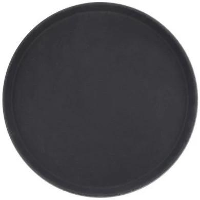 Serving Tray, 14", Black, Round, Griplite - SOLD BY EACH (1) (66501)