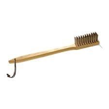 Long Handle Wire Grill Brush w/Scraper - 20" (04267)