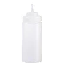 Wide Mouth Squeeze Bottle 24oz, Clear - SOLD BY EACH - (1) (82400)