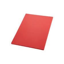 Cutting Board, Medium Density, Red - 15" x 20" x 1/2" (57361505) (25928)