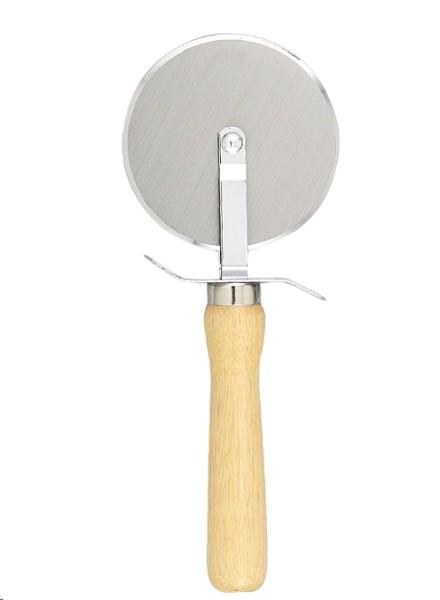 Pizza Cutter, Wooden Handle, 4" (04262)