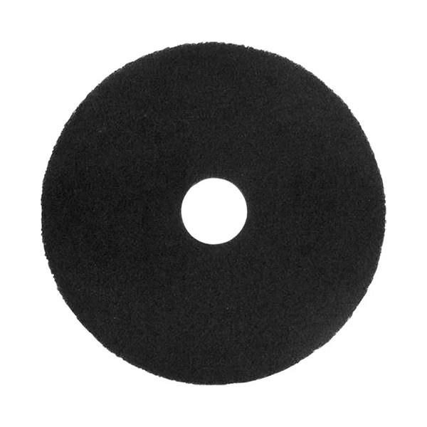 Globe Black Stripping Floor Pads - 17" - 5/CASE (00037)